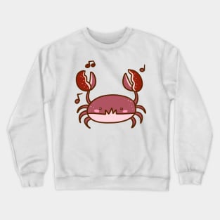 Musical Red Crab Crewneck Sweatshirt